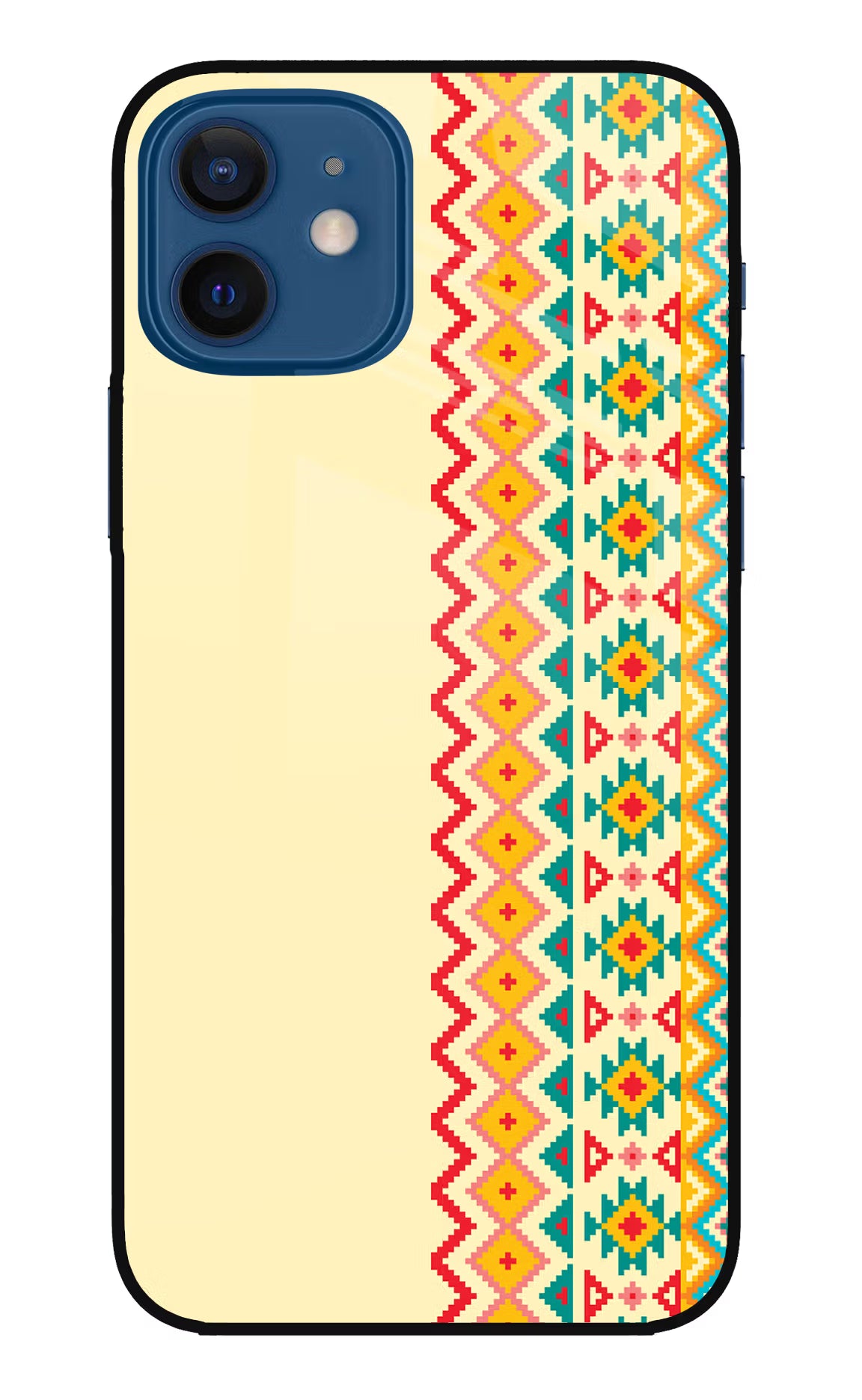 Ethnic Seamless iPhone 12 Glass Case