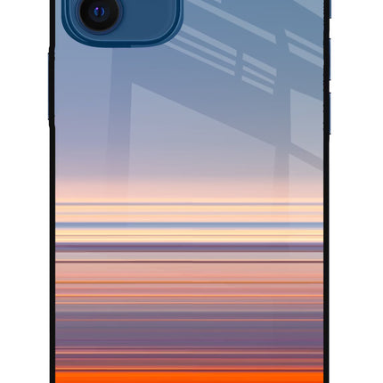 Morning Colors iPhone 12 Glass Case Back Cover by Casekaro