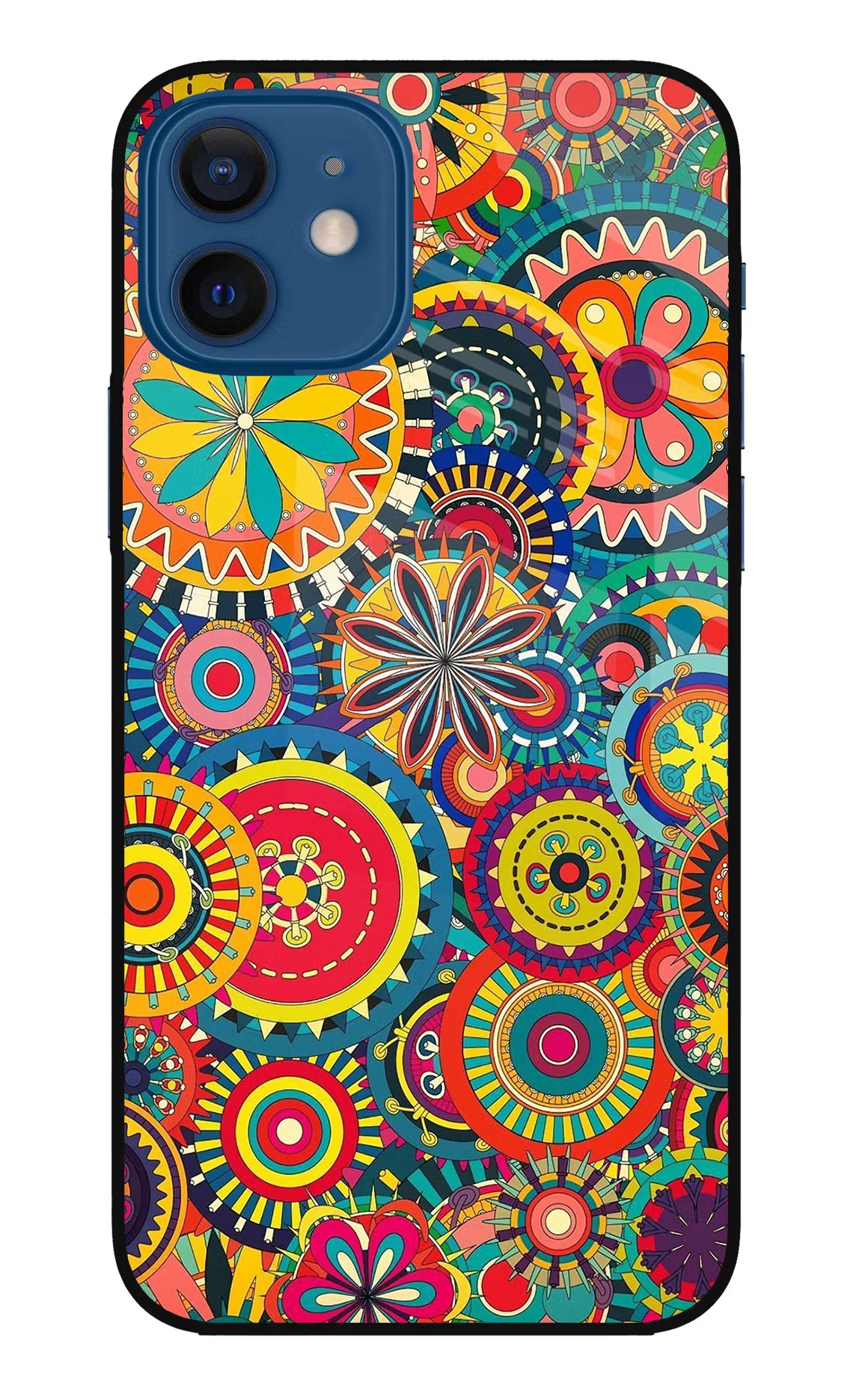 Gol Gol Art iPhone 12 Glass Case Back Cover by Casekaro