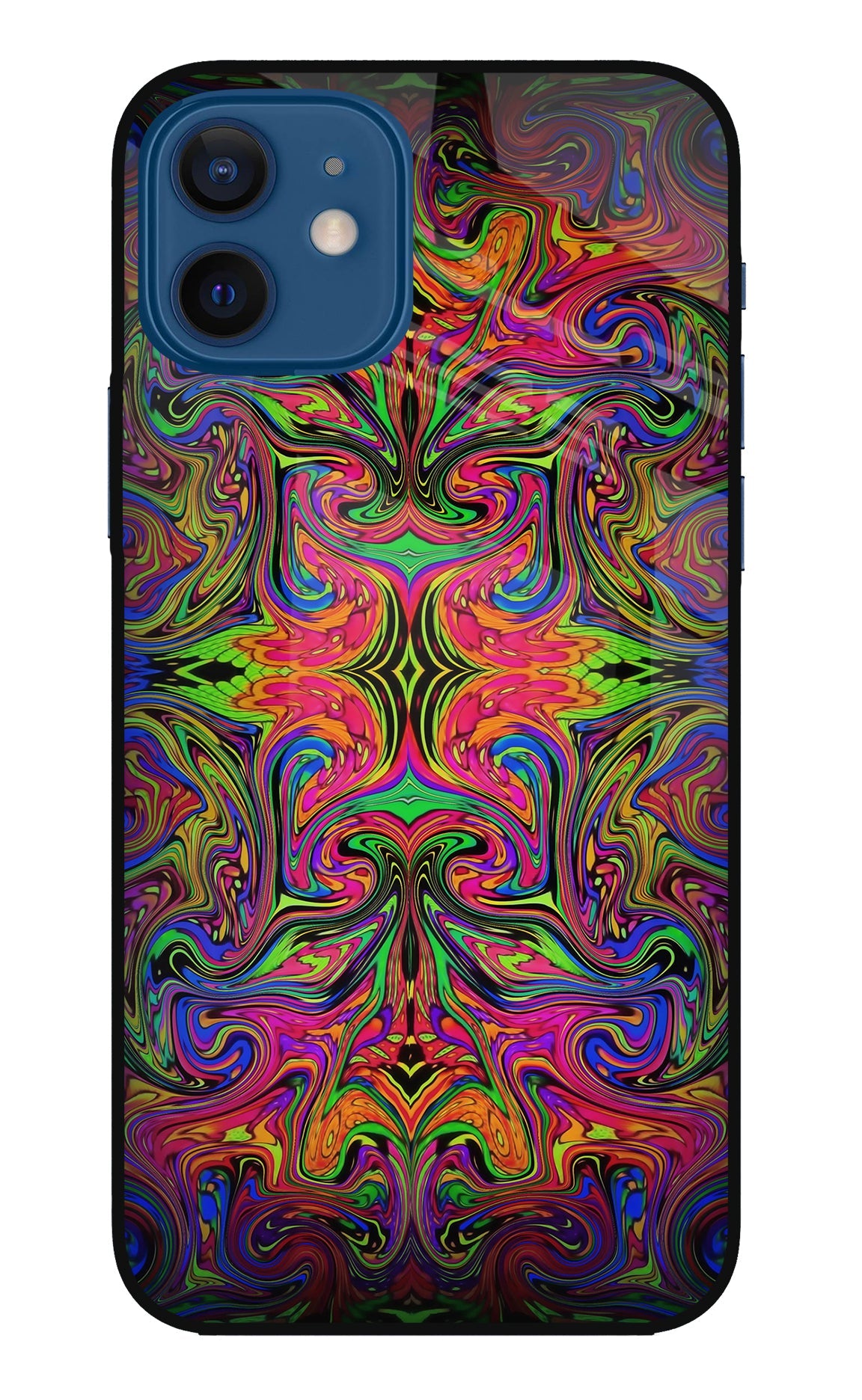 Psychedelic Art iPhone 12 Back Cover