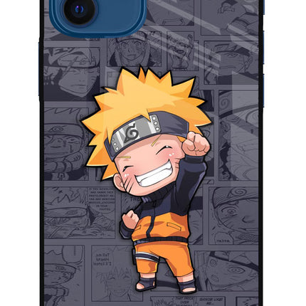 Chota Naruto iPhone 12 Glass Case Back Cover by Casekaro