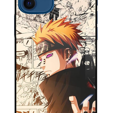 Pain Anime iPhone 12 Glass Case