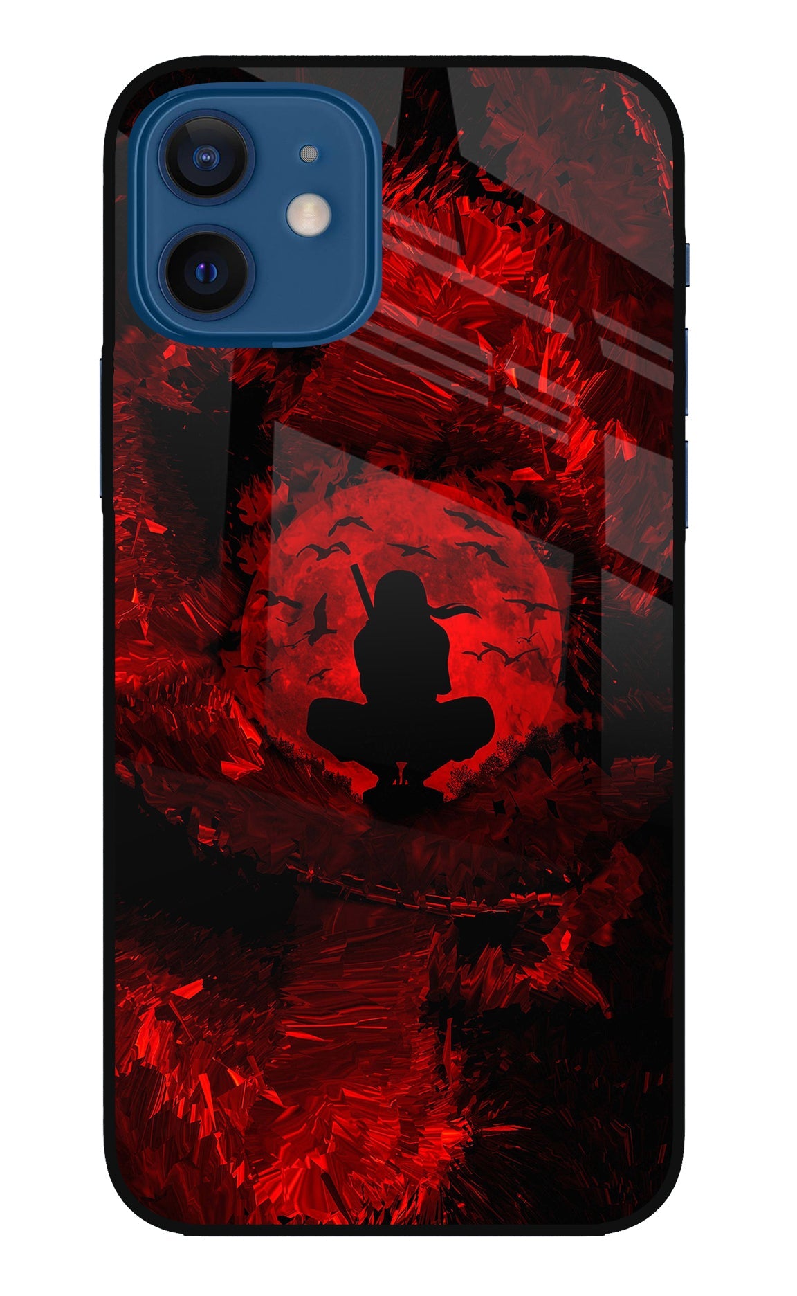 Itachi Uchiha iPhone 12 Glass Case