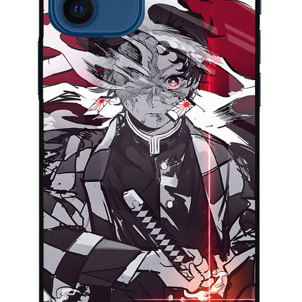 Demon Slayer iPhone 12 Glass Case