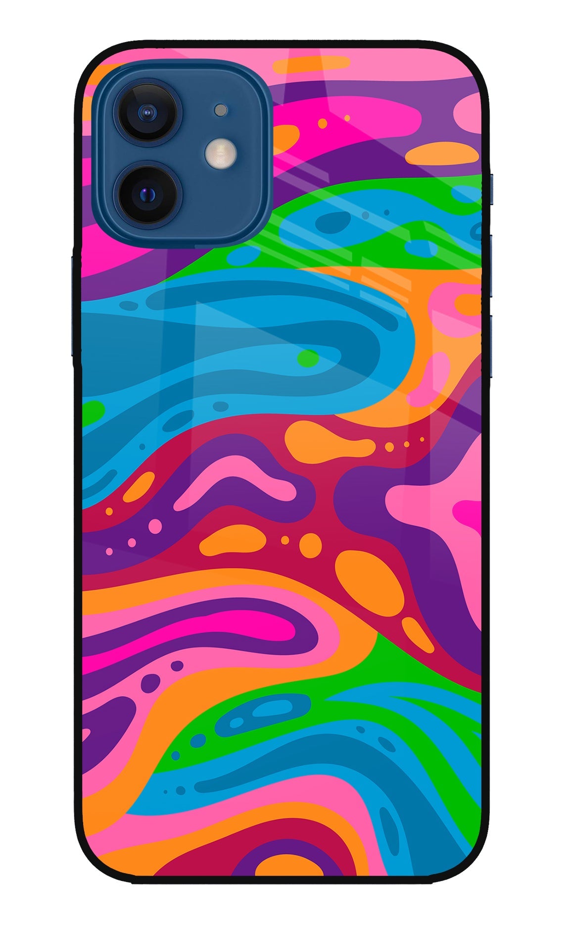 Trippy Pattern iPhone 12 Back Cover