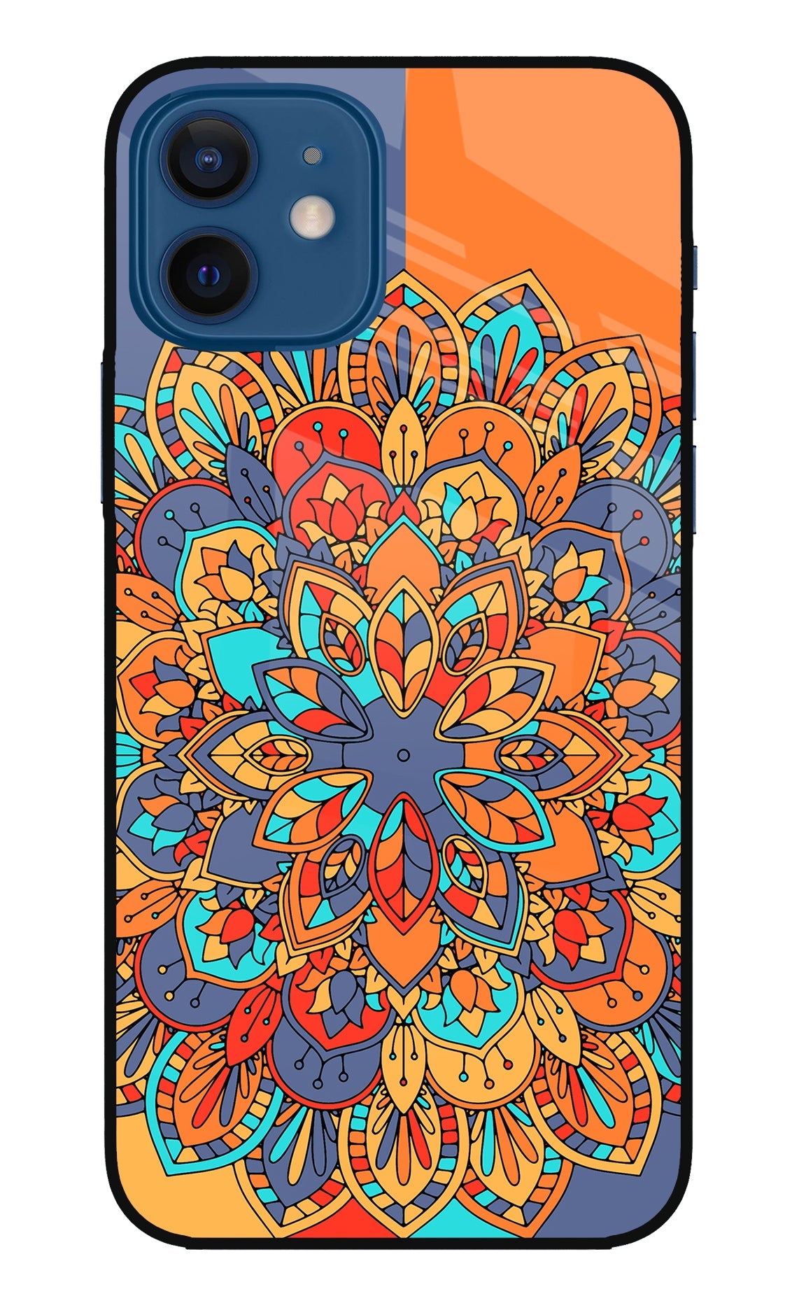 Color Mandala iPhone 12 Back Cover