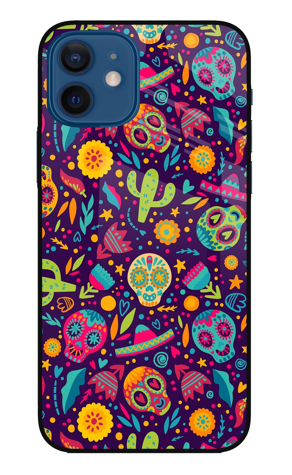 Mexican Design iPhone 12 Glass Case