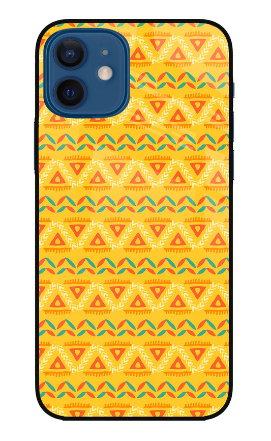 Tribal Pattern iPhone 12 Glass Case