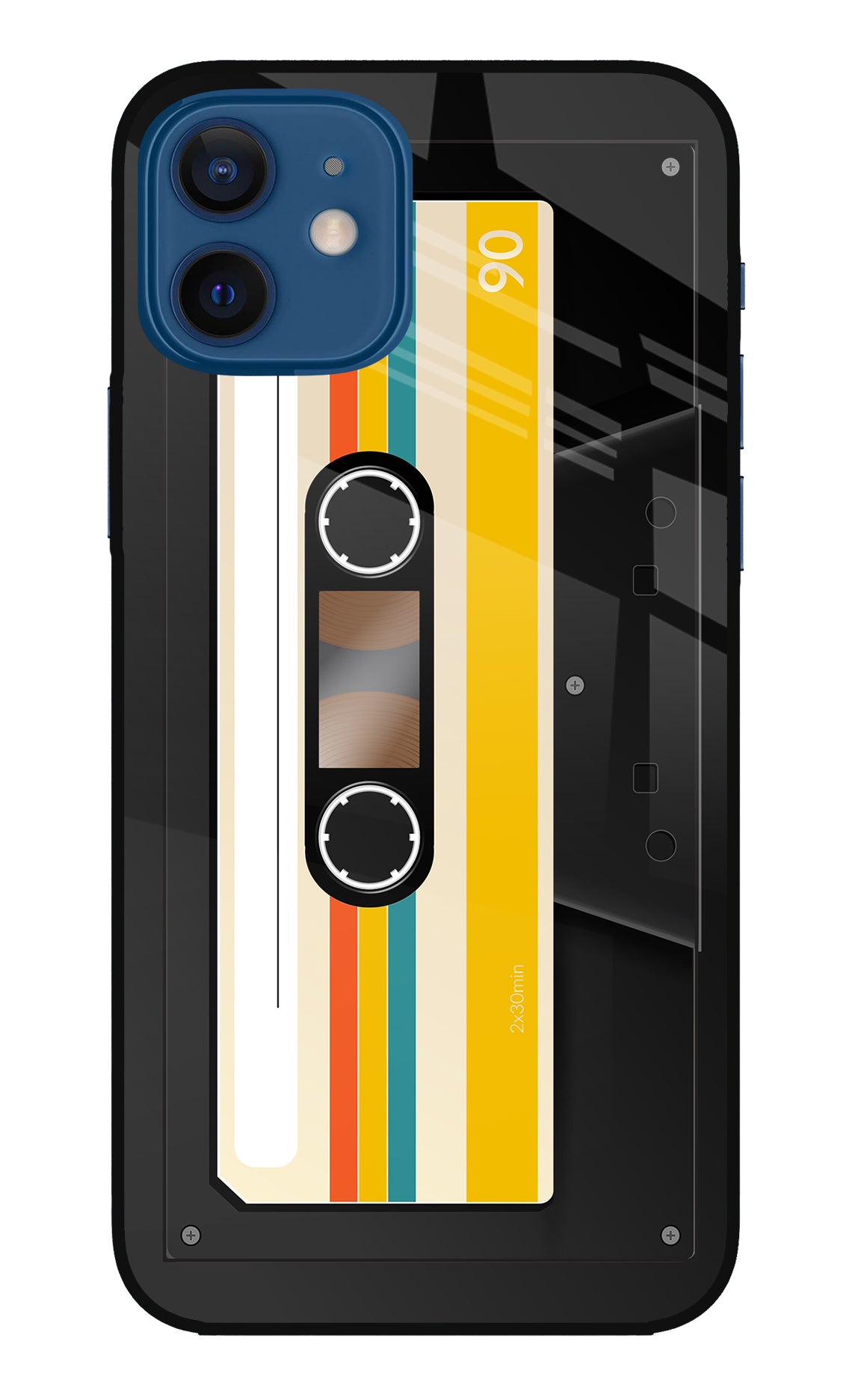 Tape Cassette iPhone 12 Back Cover