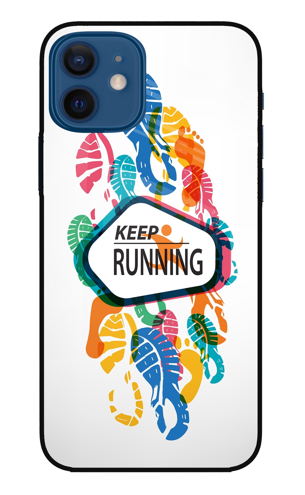 Keep Running iPhone 12 Back Cover