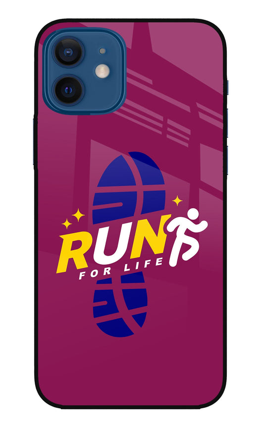 Run for Life iPhone 12 Glass Case