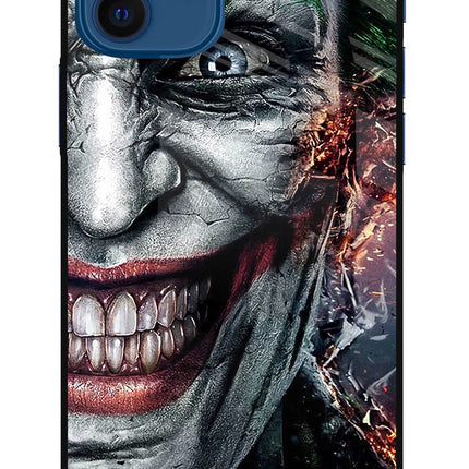 Joker Cam iPhone 12 Glass Case Back Cover by Casekaro