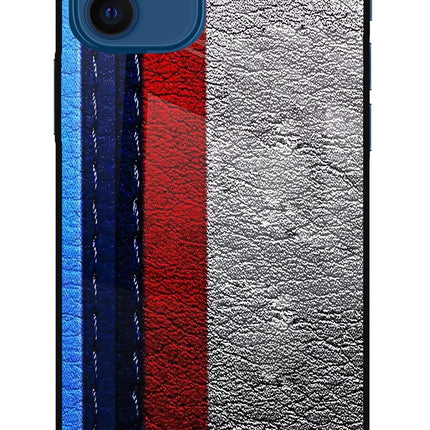 BMW Stripes iPhone 12 Glass Case