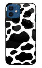 Cow Spots iPhone 12 Glass Case