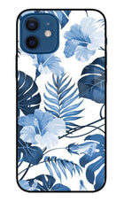Fabric Art iPhone 12 Glass Case Back Cover by Casekaro