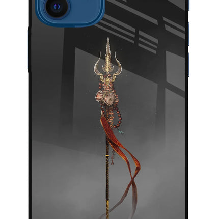 Shiv Trishul iPhone 12 Glass Case