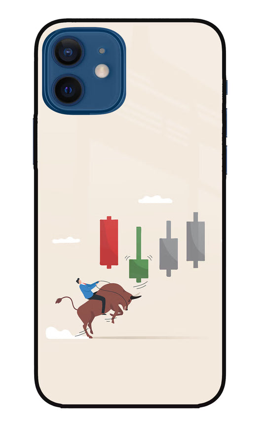 Bull Trading Momentum iPhone 12 Glass Case
