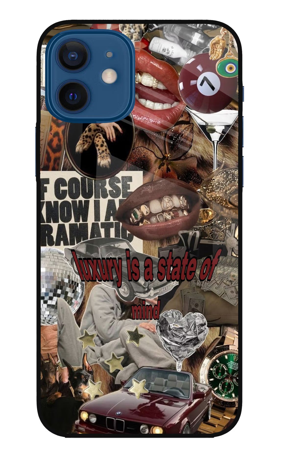Luxury iPhone 12 Glass Case Back Cover by Casekaro