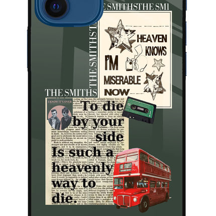 The Smiths iPhone 12 Glass Case Back Cover by Casekaro