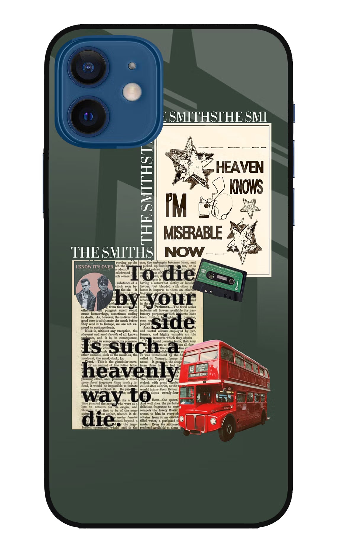 The Smiths iPhone 12 Glass Case Back Cover by Casekaro