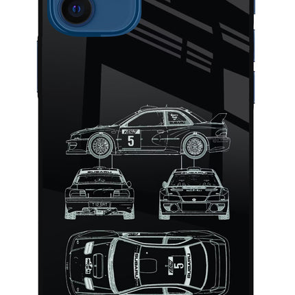 WRC'99 iPhone 12 Glass Case
