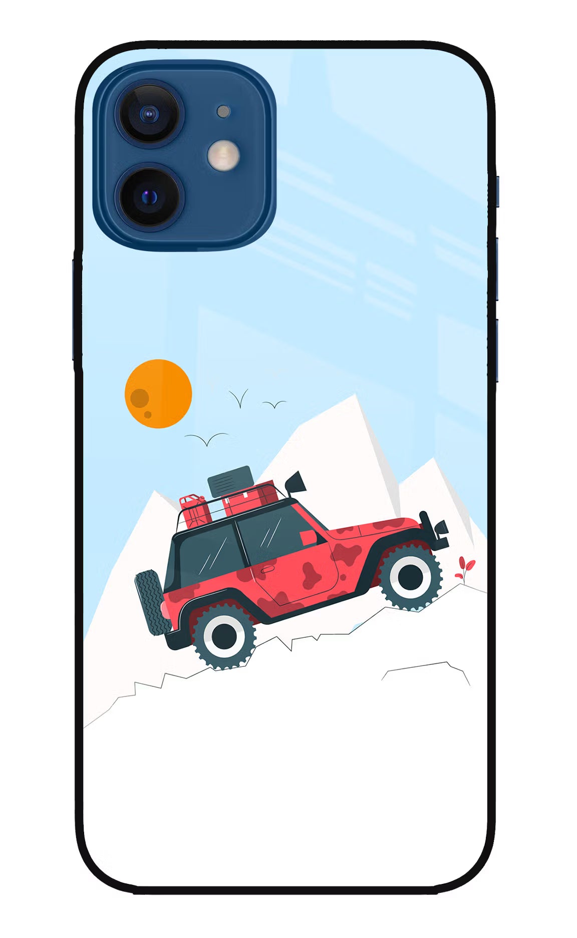 Mountain Trail Beast iPhone 12 Glass Case