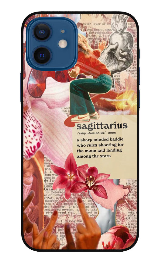 Sagittarius Zodiac iPhone 12 Glass Case