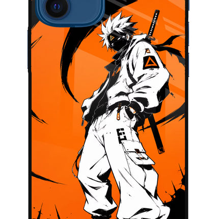 Street Samurai  iPhone 12 Glass Case Back Cover by Casekaro