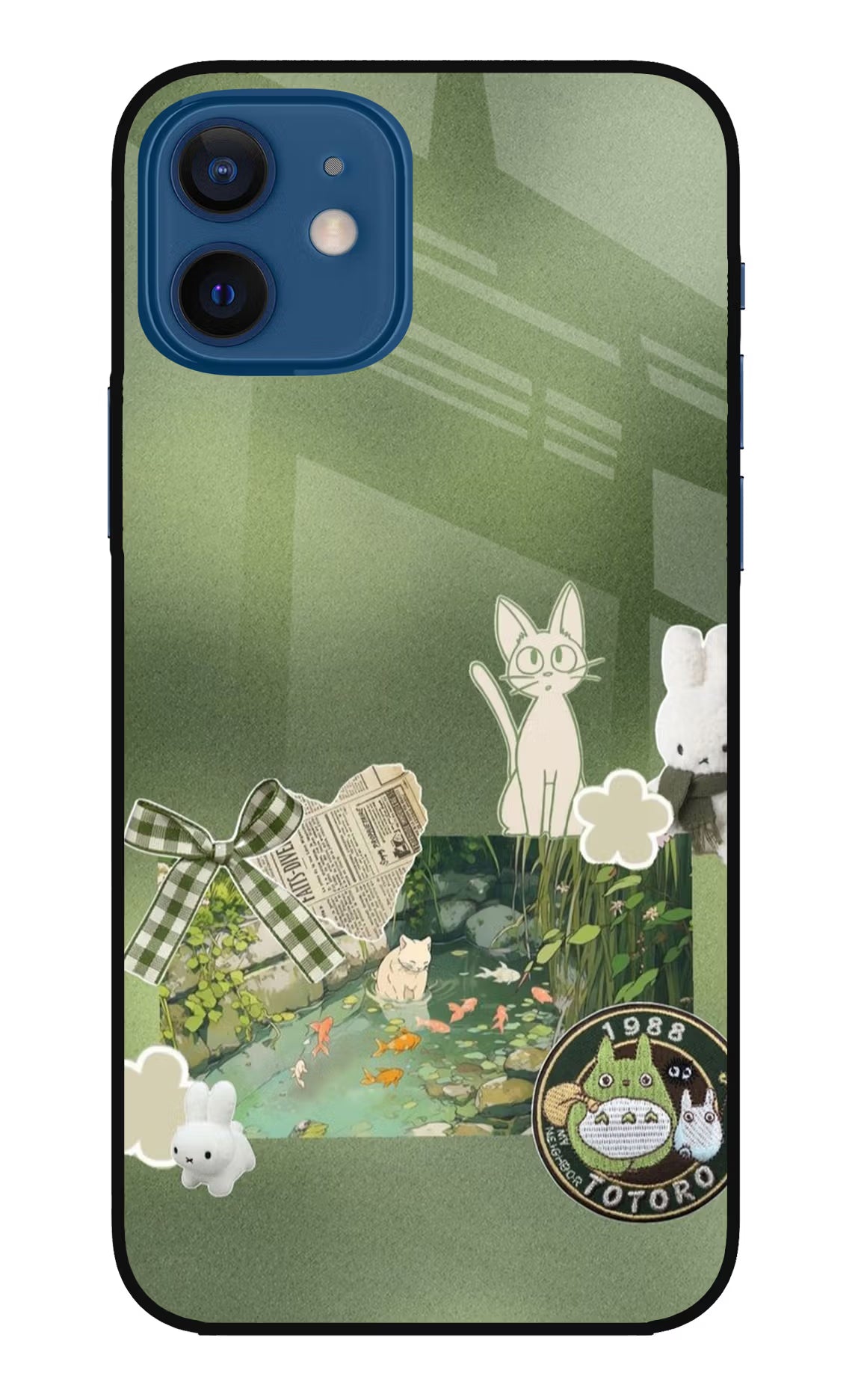 Aesthetic anime iPhone 12 Glass Case