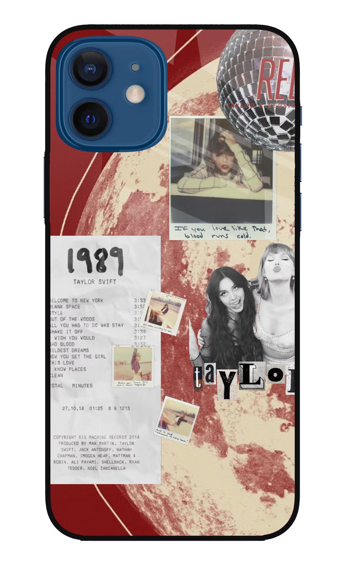 Taylor Swift iPhone 12 Glass Case