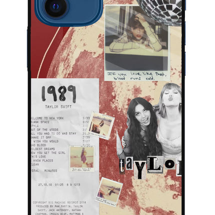 Taylor Swift iPhone 12 Glass Case Back Cover by Casekaro