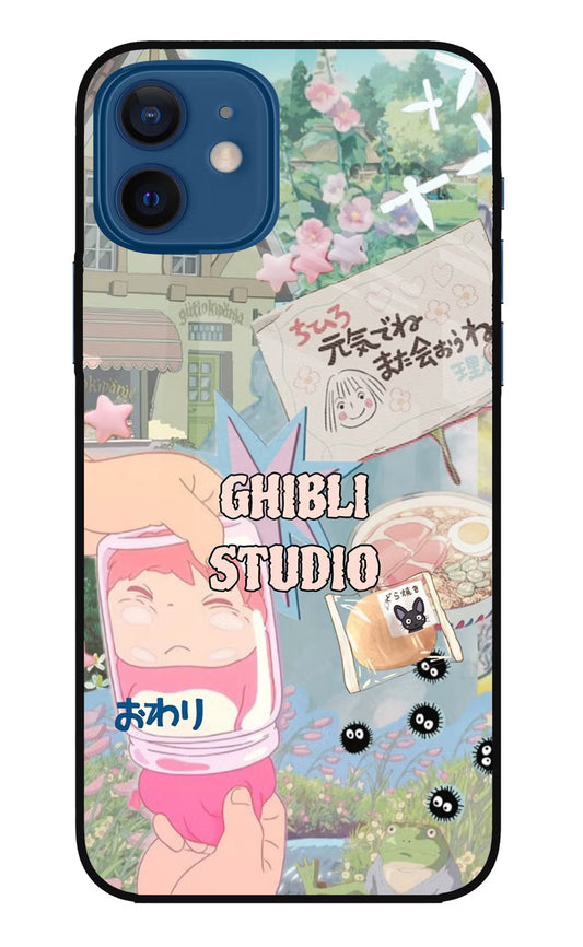 Studio Ghibli iPhone 12 Glass Case