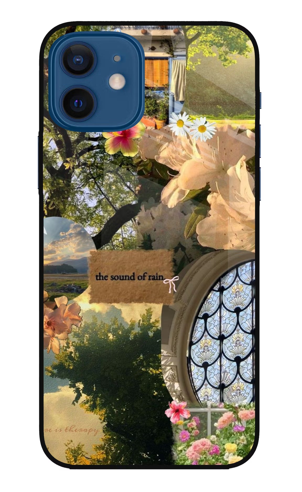 Rain iPhone 12 Glass Case