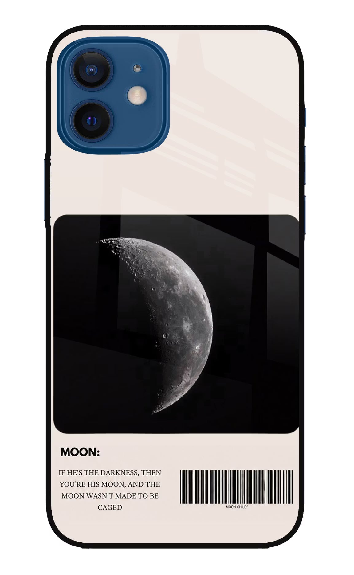 Moon Phase iPhone 12 Glass Case