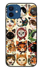 Cool Cat iPhone 12 Glass Case