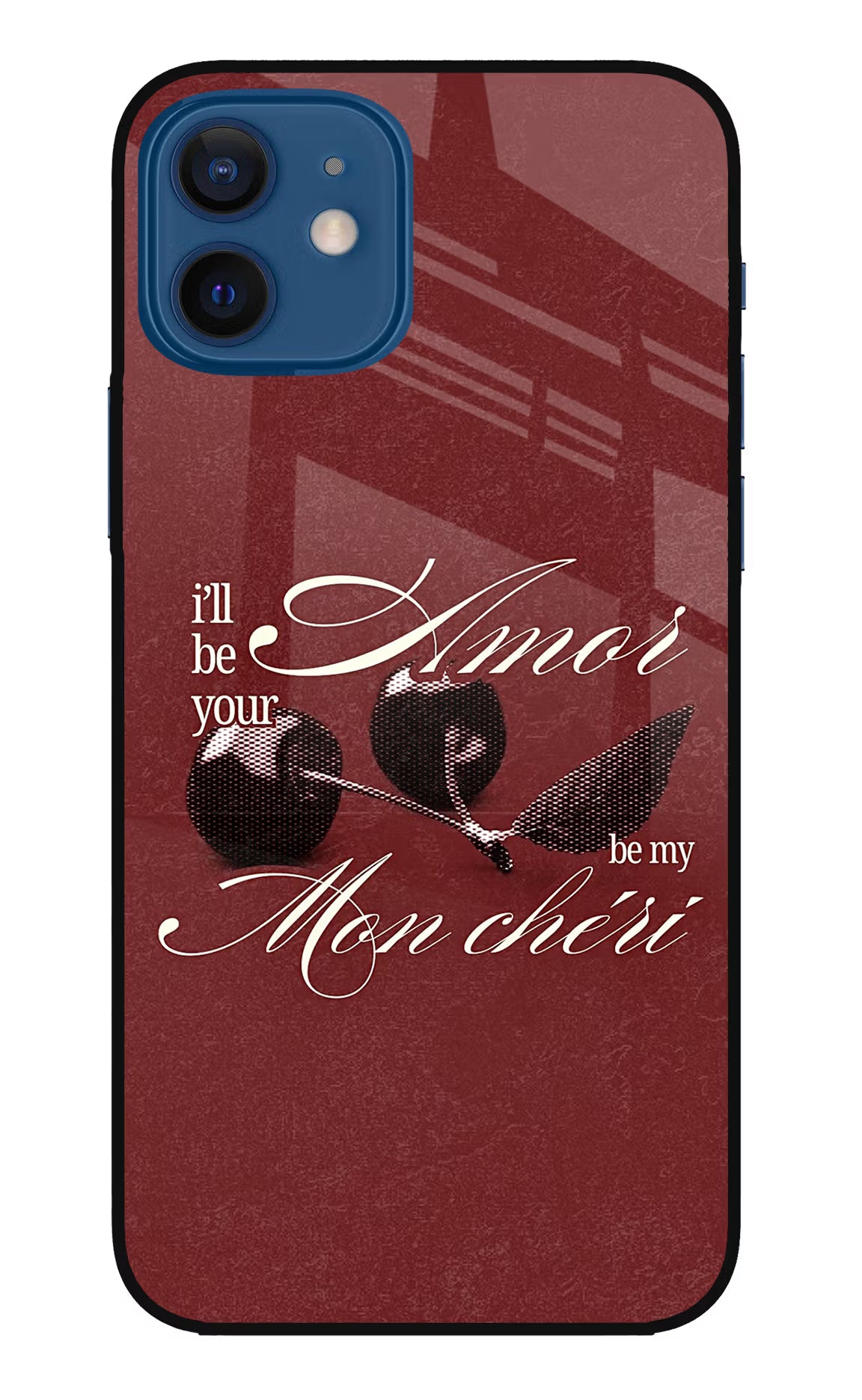 Velvet Cherry iPhone 12 Glass Case