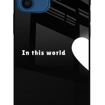 This World iPhone 12 Glass Case