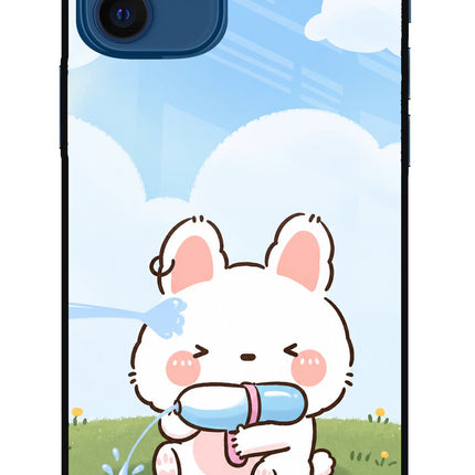 Bunny Treat iPhone 12 Glass Case