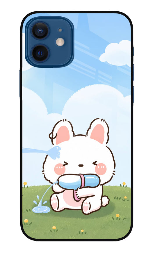 Bunny Treat iPhone 12 Glass Case