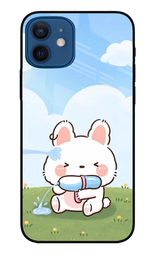 Bunny Treat iPhone 12 Glass Case