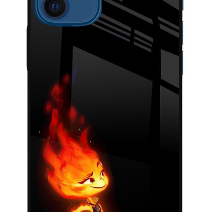 Ember Flame iPhone 12 Glass Case