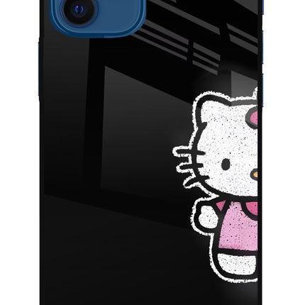 Kitty Charm iPhone 12 Glass Case