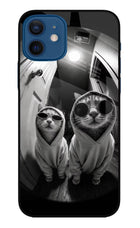 Hood Cats iPhone 12 Glass Case