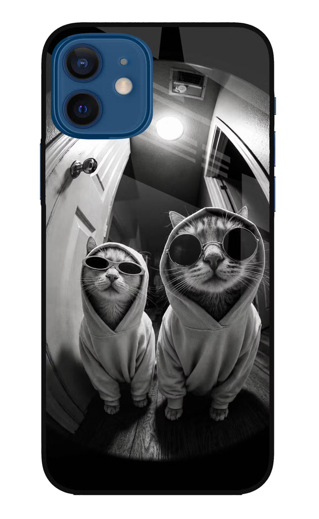 Hood Cats iPhone 12 Glass Case