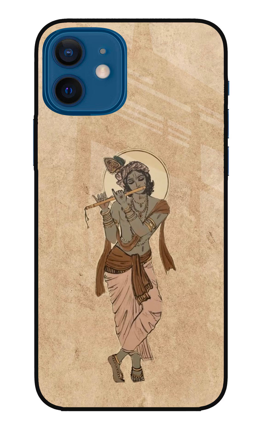 Krishna iPhone 12 Back Cover, Glass case