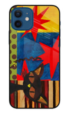 Pop Cat iPhone 12 Glass Case