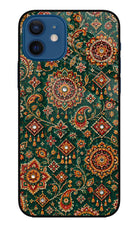 Green Pataka iPhone 12 Glass Case