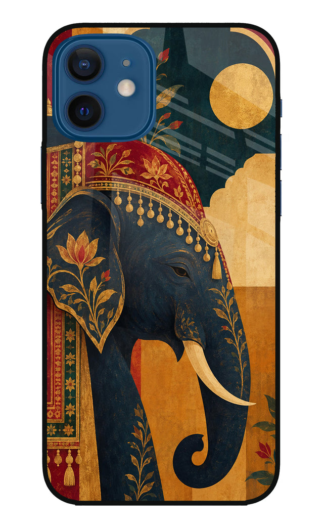 Royal Elephant iPhone 12 Glass Case