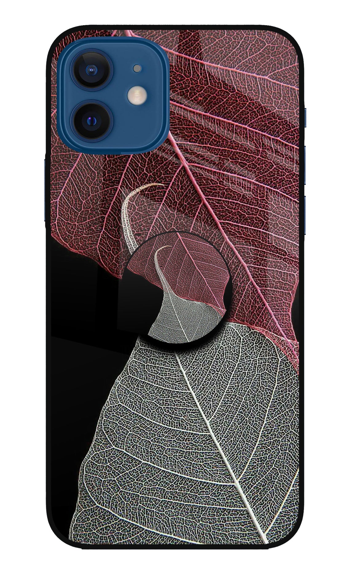Leaf Pattern iPhone 12 Pop Case