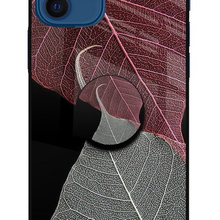 Leaf Pattern iPhone 12 Pop Case by Casekaro
